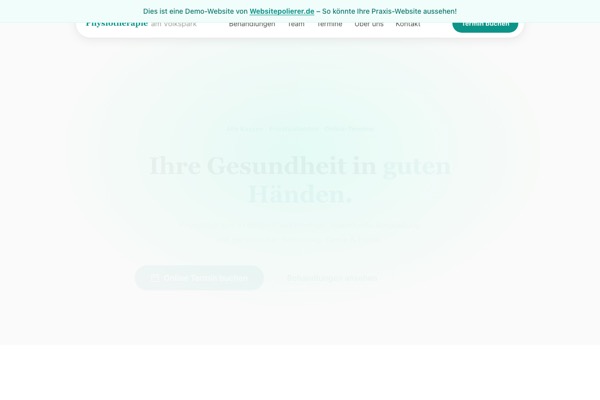 Demo: Praxis Website